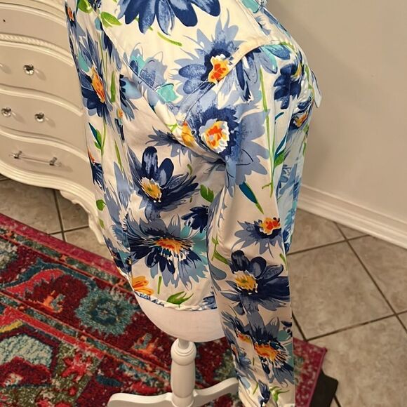 Patrick Christopher Multi Color Floral Design Jacket  Small - Picture 4 of 14